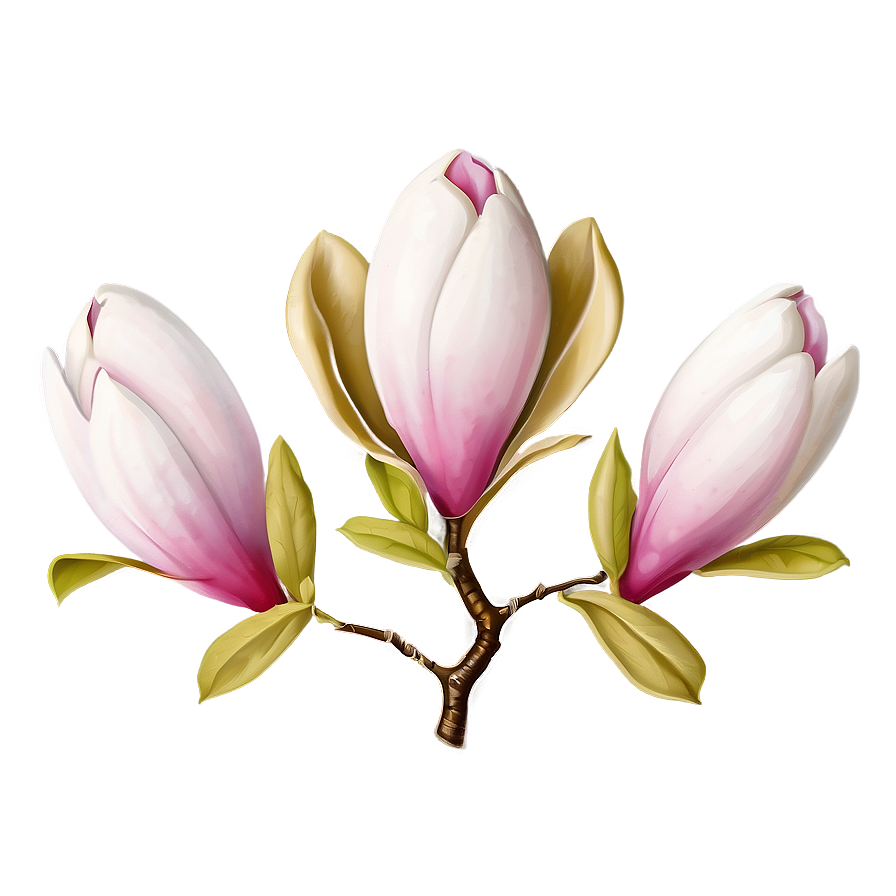 Magnolia Flower Clipart Png 06252024