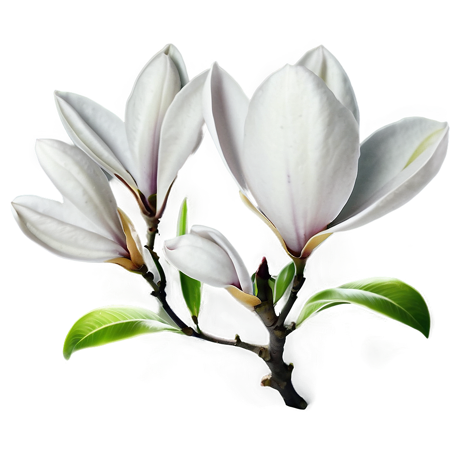 Magnolia Flower Pattern Png Knl96