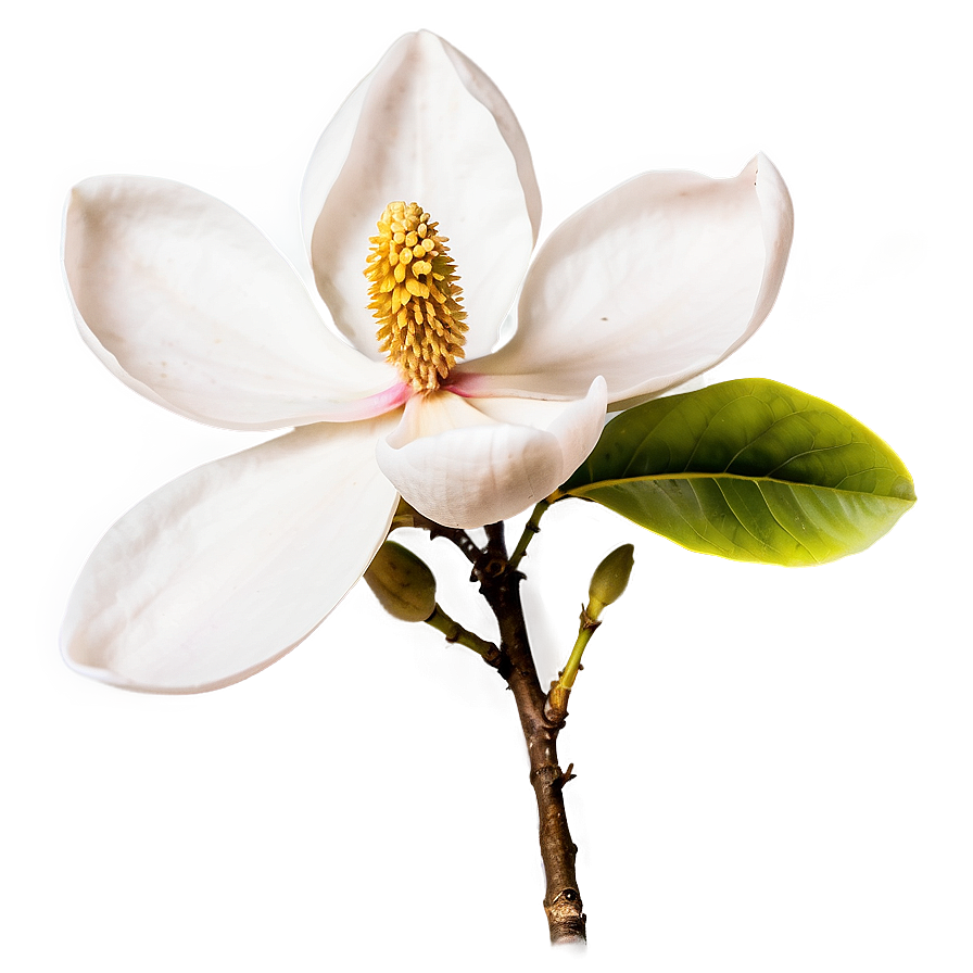 Magnolia Flower Silhouette Png Nnt