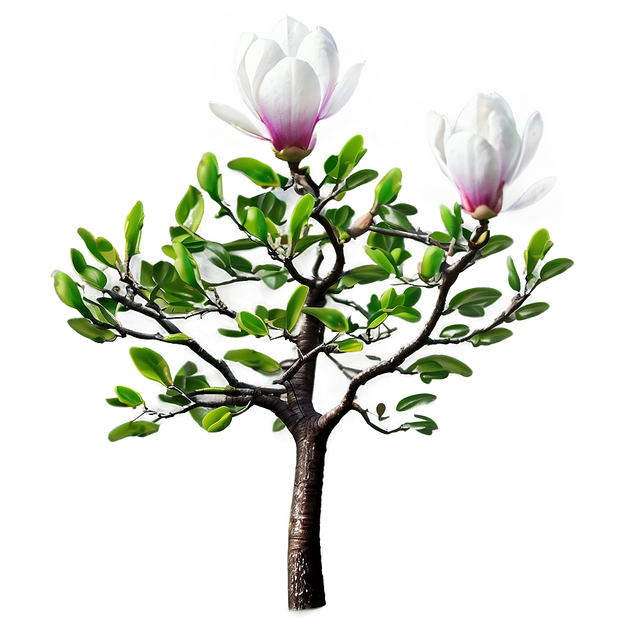 Magnolia Tree in Bloom PNG bfx97 PNG image with a transparent background, free high-resolution download