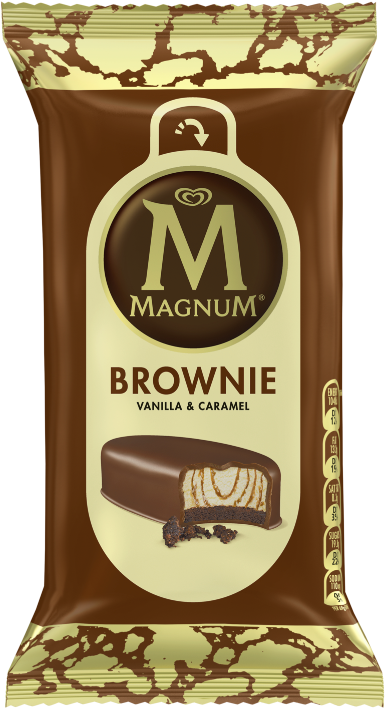 Magnum Ice Cream Brownie, HD Png Download PNG with transparent background