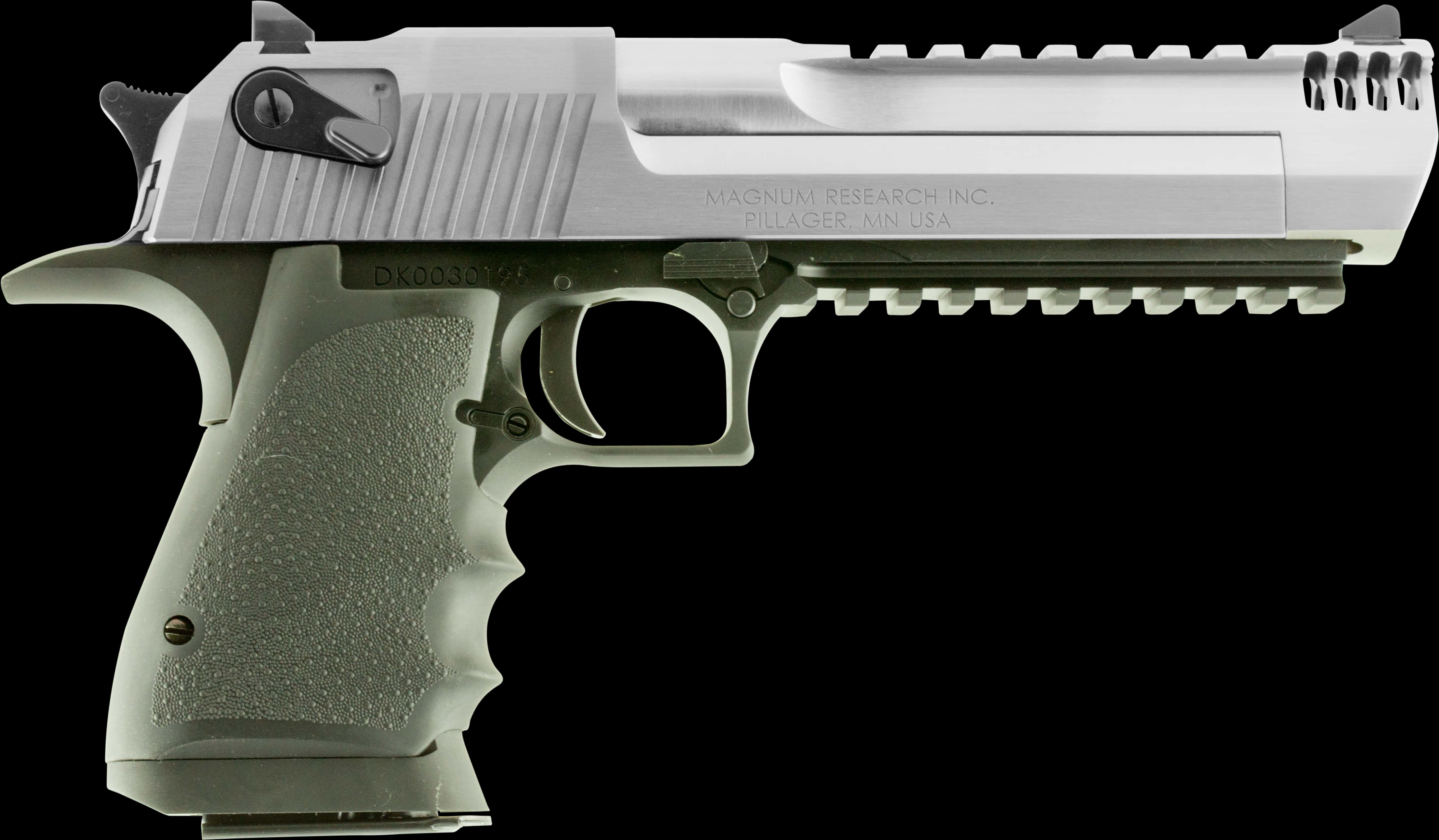 Magnum Research Pistol Profile PNG with transparent background
