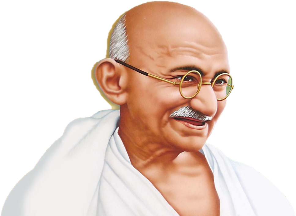 Mahatma Gandhi Portrait Illustration