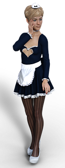 Maid_ Costume_ Render