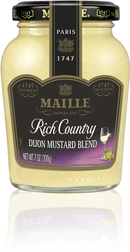 Maille Rich Country Dijon Mustard, HD Png Download PNG with transparent background