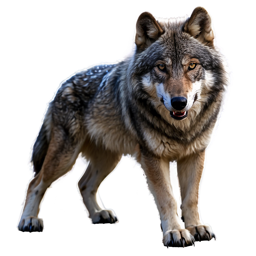 Majestic Alpha Wolf Art Png Tsu