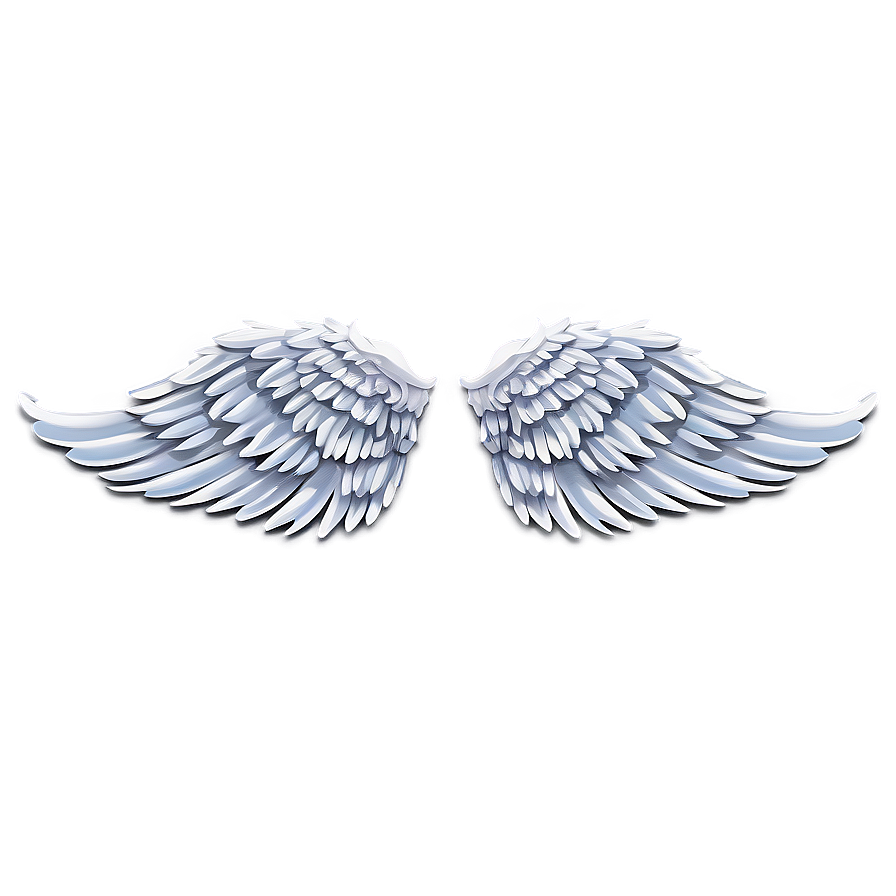 Majestic Angel Wings Rendering PNG 05042024 PNG with transparent background