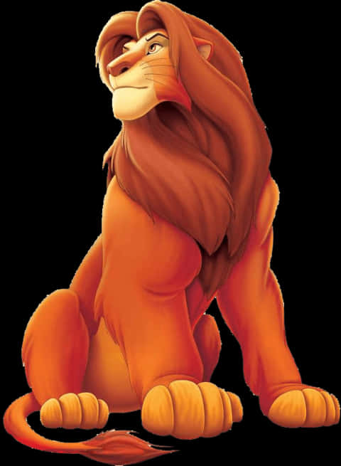 Majestic_ Animated_ Lion.png PNG with transparent background
