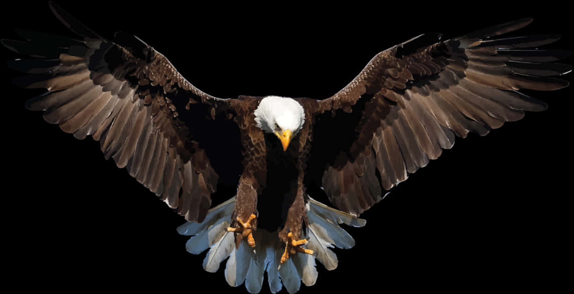 Majestic_ Bald_ Eagle_ In_ Flight