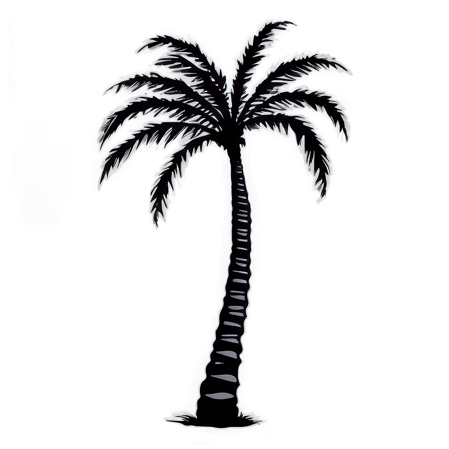 Majestic Black Palm Tree Png 11