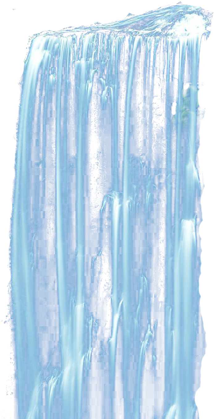 Blue Waterfall Watercourse Download - Transparent Background Waterfall Clipart, HD Png Download PNG with transparent background