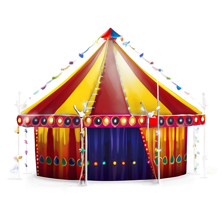 Majestic Carnival Tent Representation Png Mge76