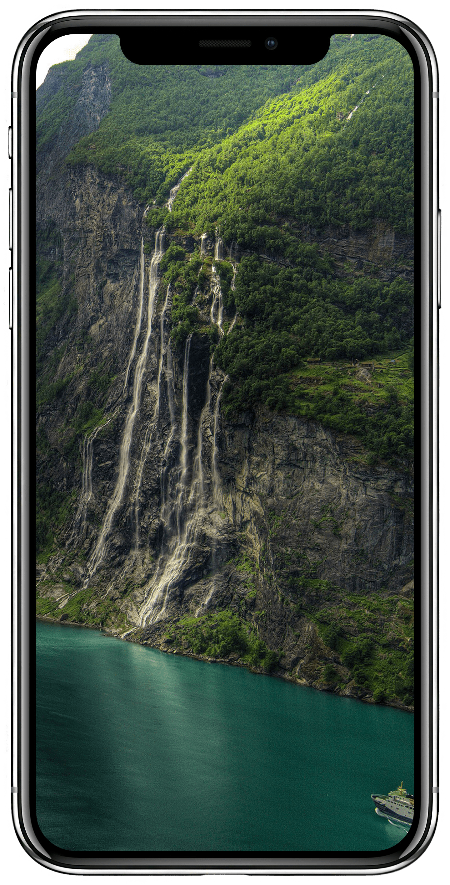 Transparent Fjord Clipart - Geirangerfjord, Seven Sisters Waterfall, HD Png Download PNG with transparent background