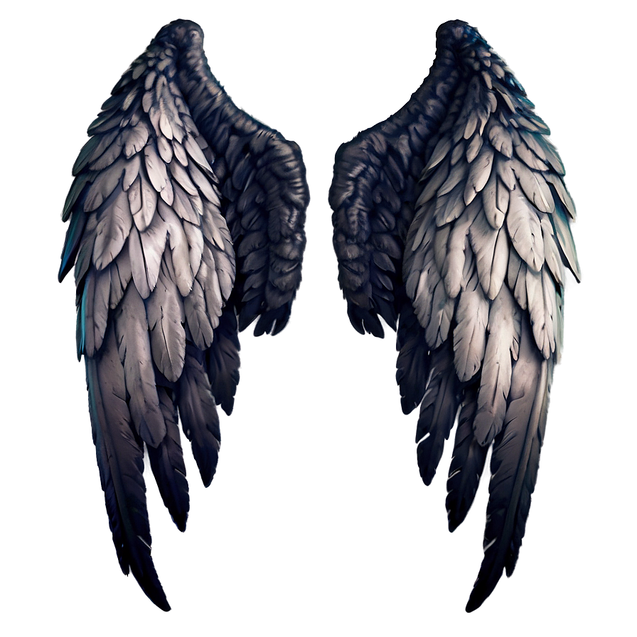 Majestic Dark Angel Wings PNG bdm PNG with transparent background