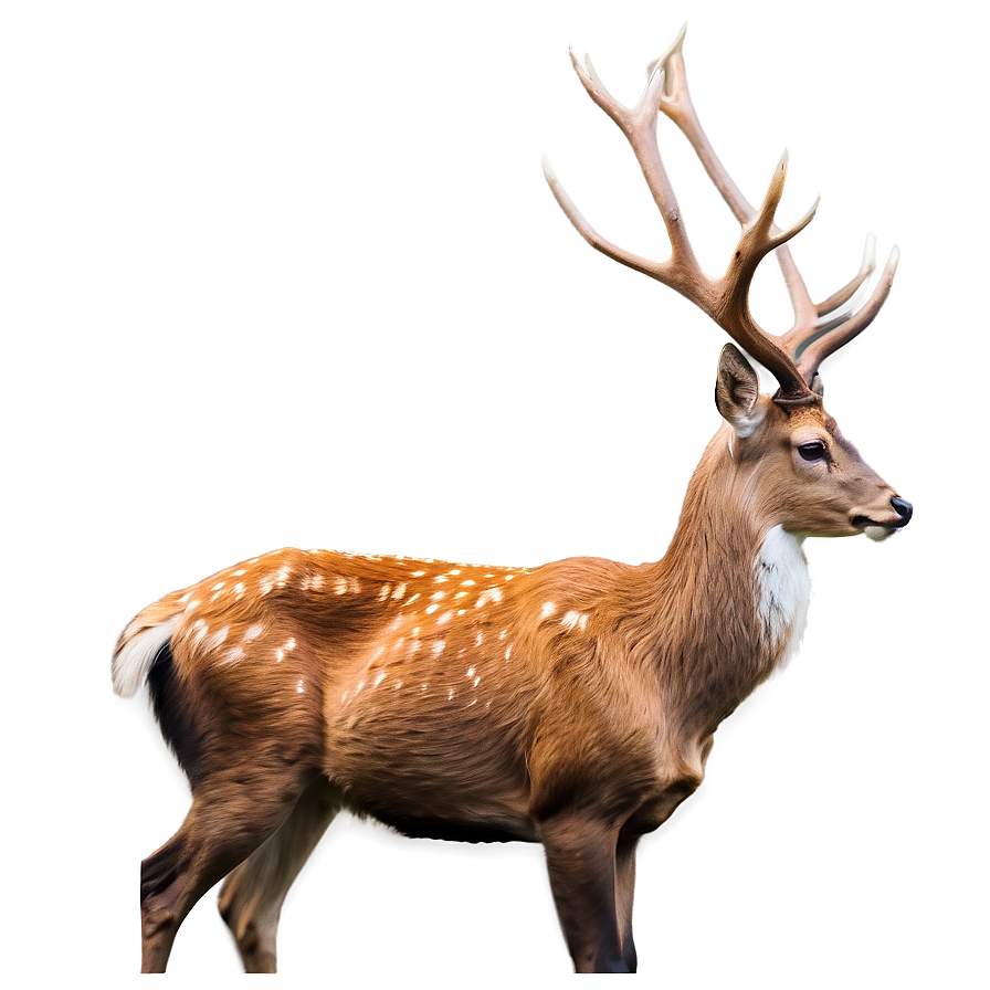 Majestic Deer Pose Png 91