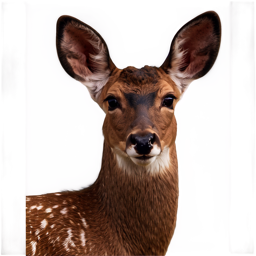 Majestic Doe Portrait Png Qft6