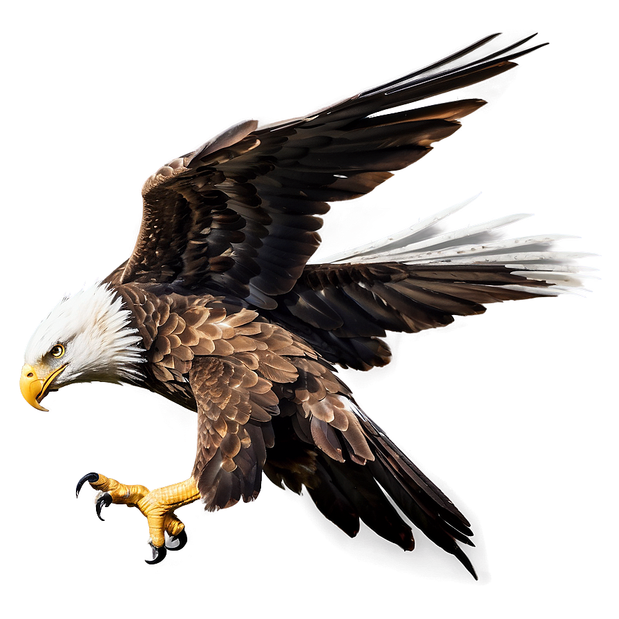 Majestic Eagle Flying PNG 06112024 PNG image with a transparent background, free high-resolution download