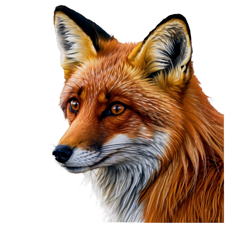 Majestic Fox Portrait Png 05062024