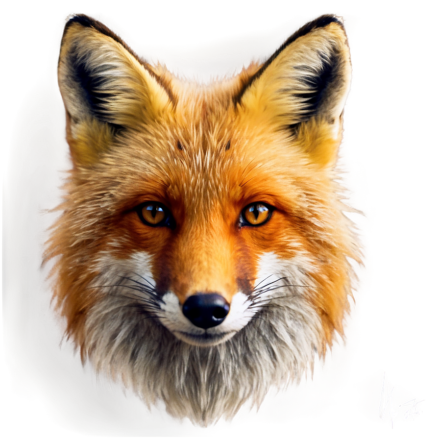 Majestic Fox Portrait Png 05062024