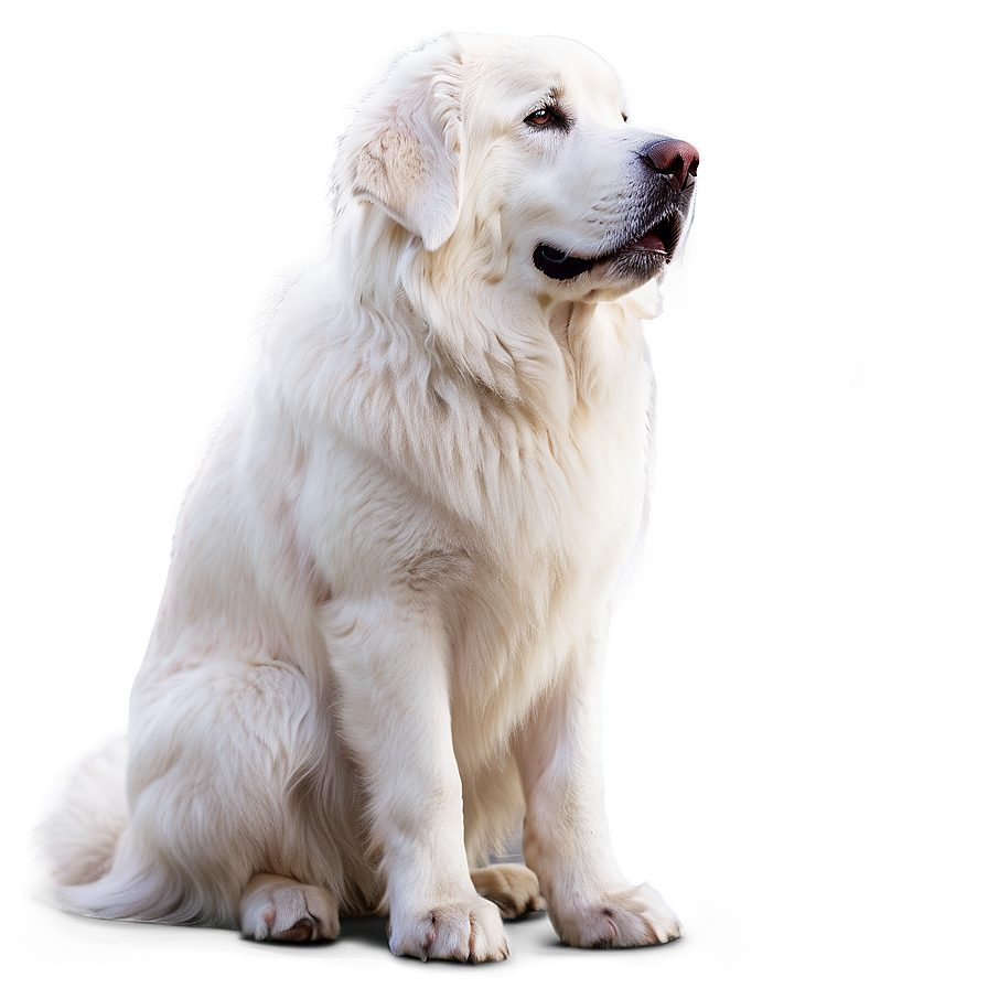 Majestic Great Pyrenees Standing Png 06292024