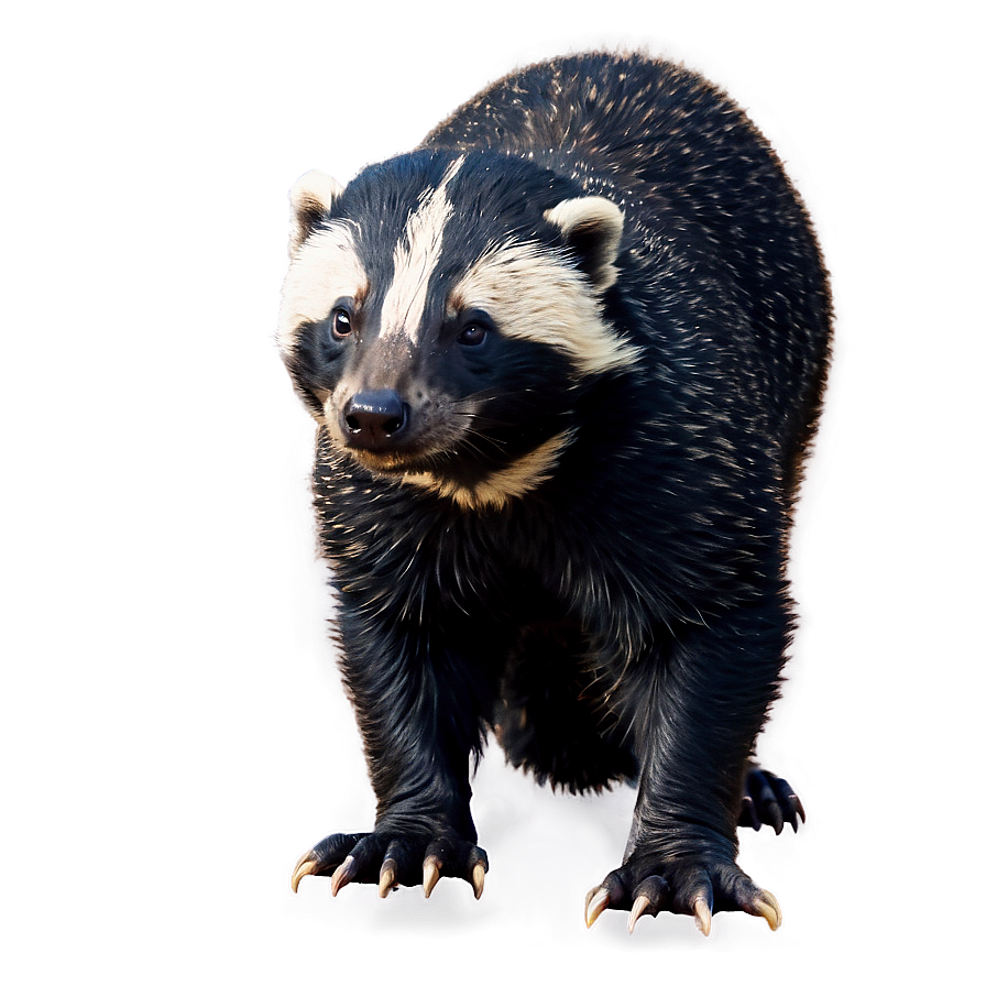 Majestic Honey Badger Pose Png Vjp