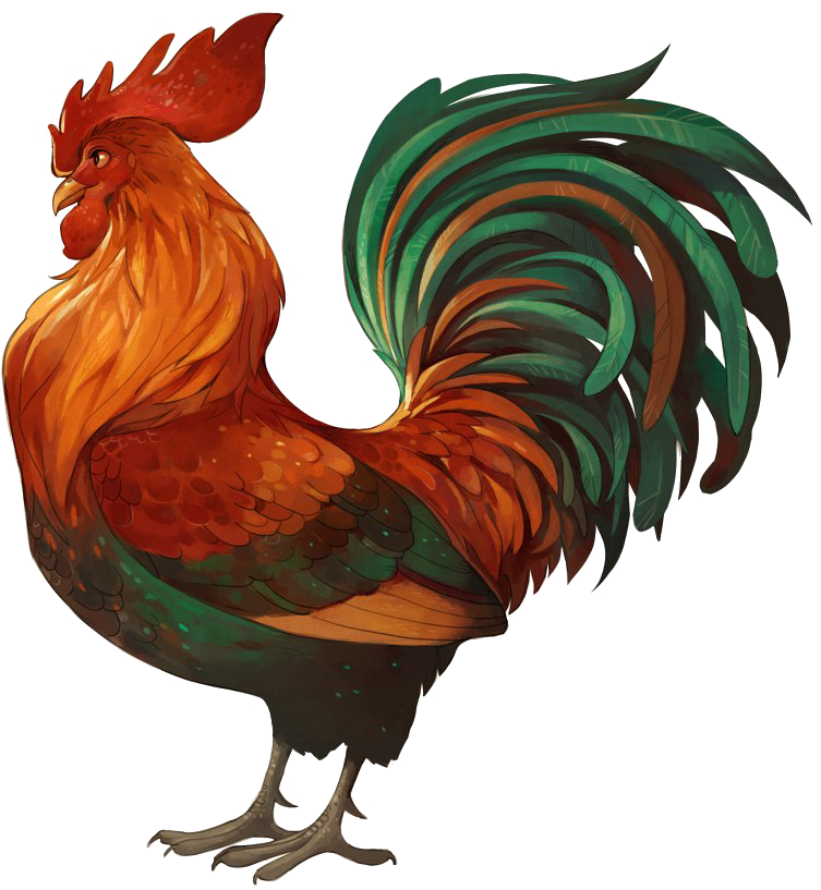 Majestic Illustrated Rooster.png