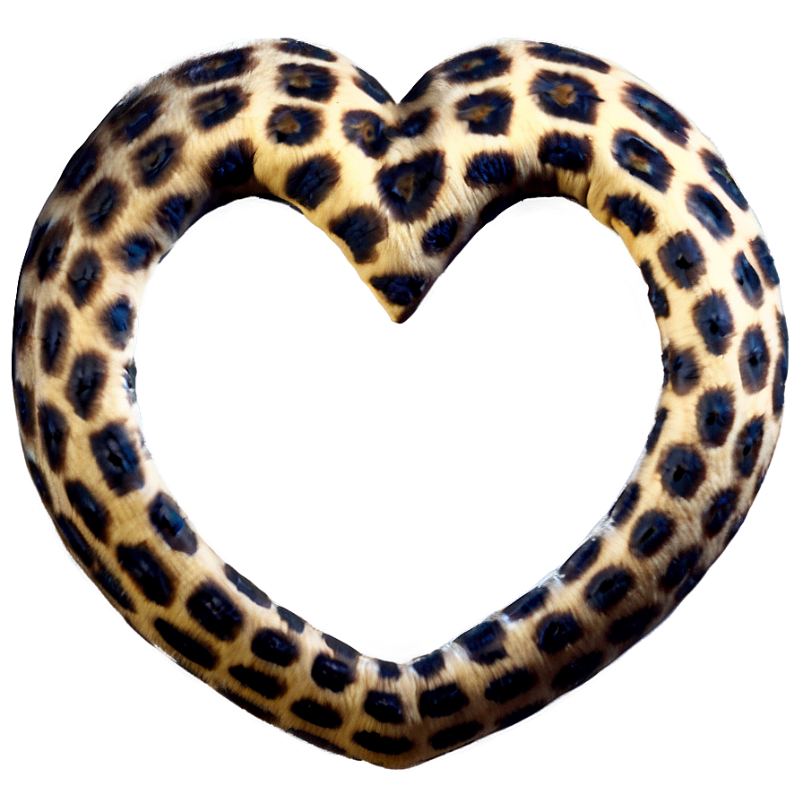 Majestic Leopard Heart Png 48