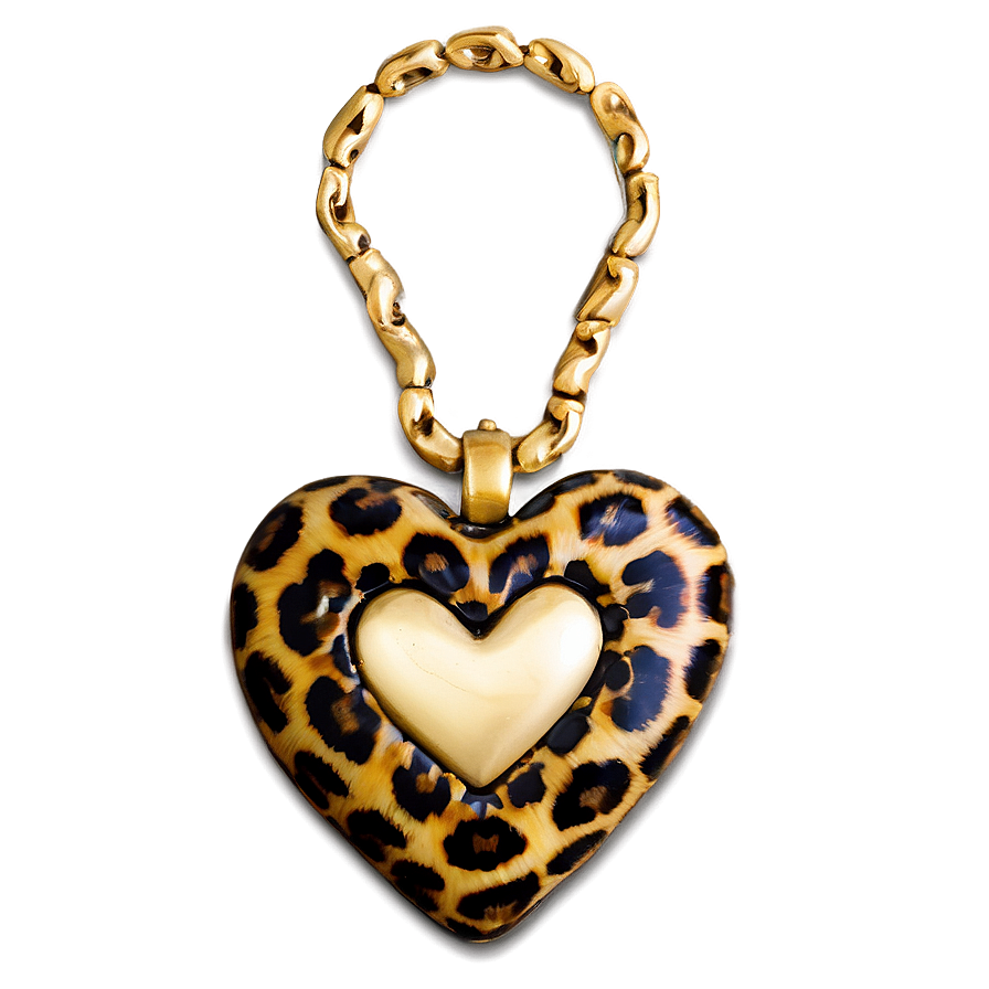 Majestic Leopard Heart Png Jwd