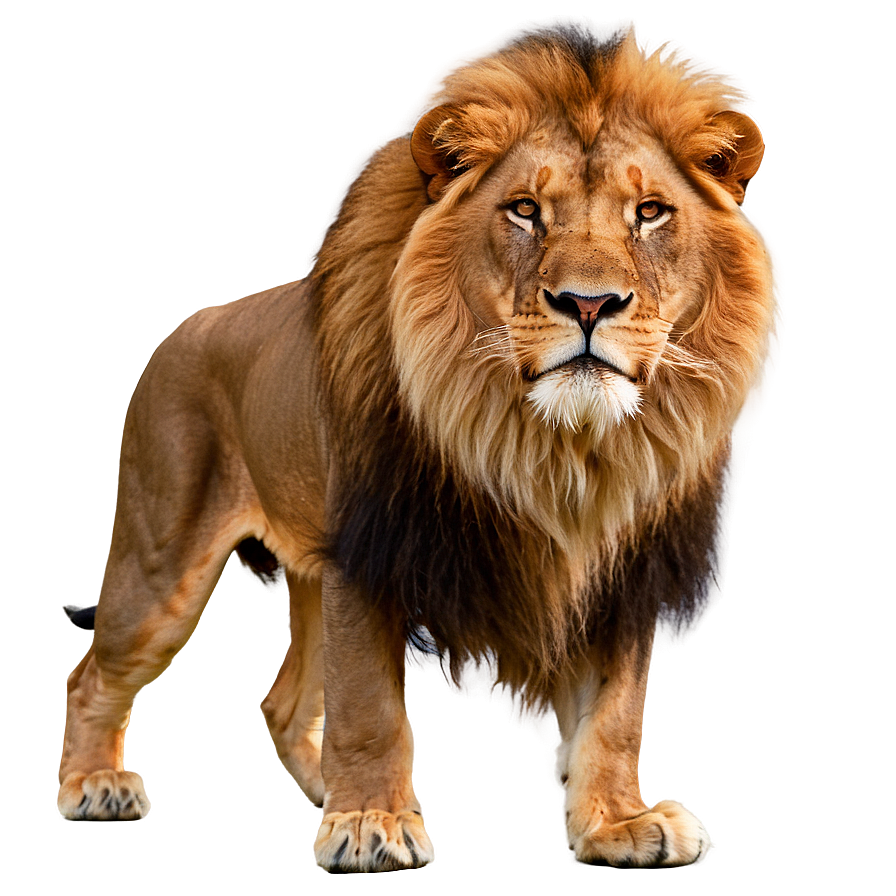 Majestic Lion Glance Png Hwn