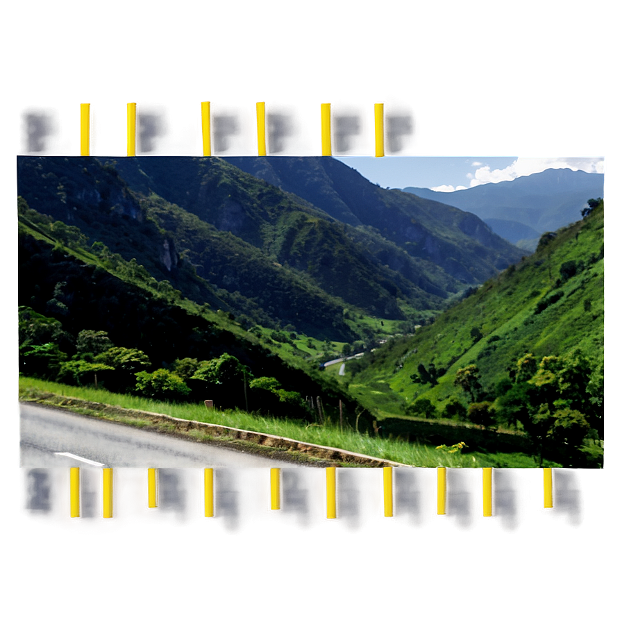 Majestic Mountain Pass Png 8