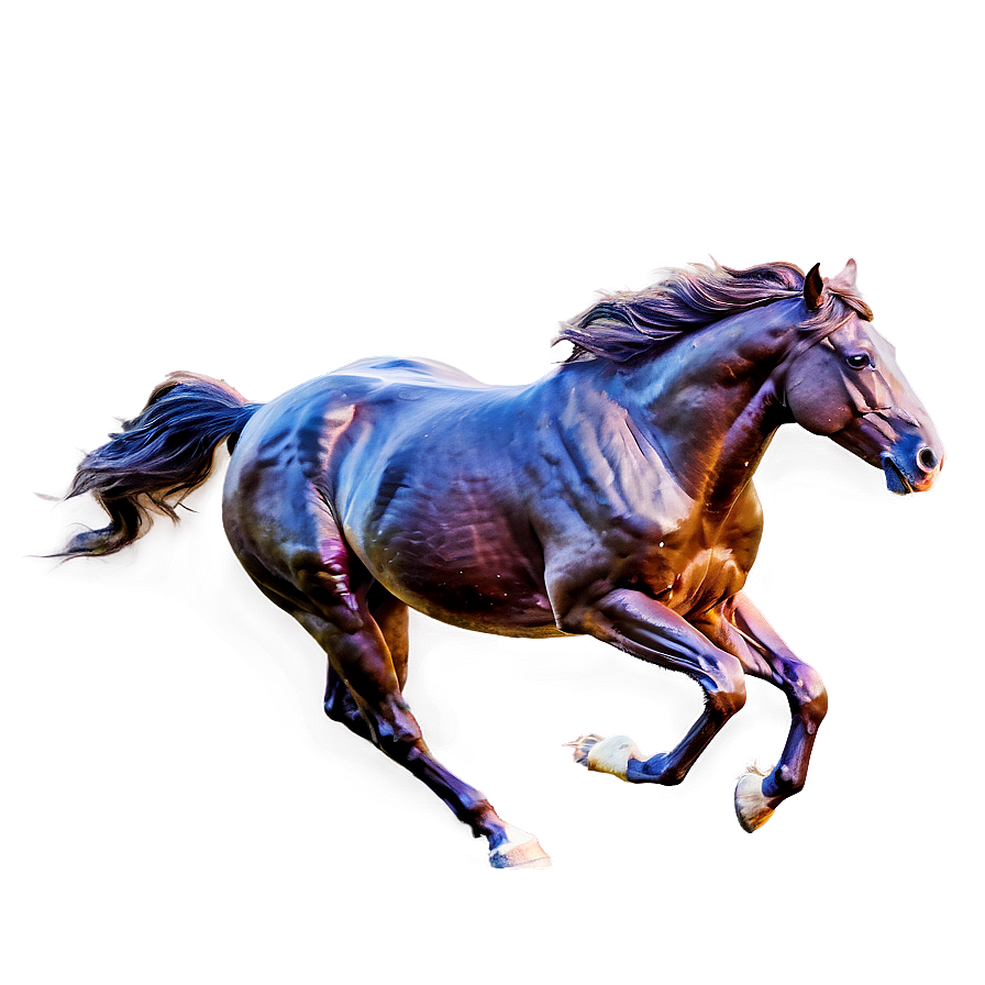 Majestic Mustang Horse Gallop Png Pdy