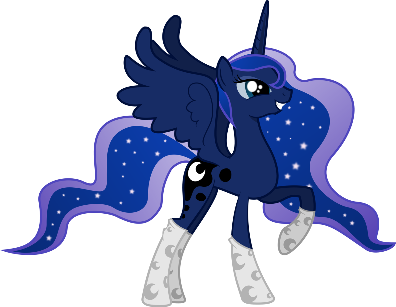 Princess Luna Rarity Rainbow Dash Pinkie Pie Pony Horse - Mlp Princess Luna Wearing Socks PNG with transparent background
