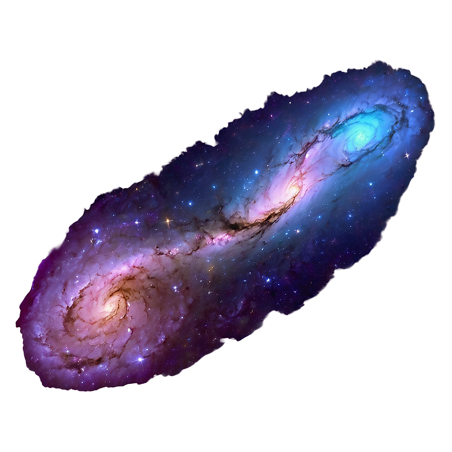 Majestic Radiant Galaxy Png 06252024