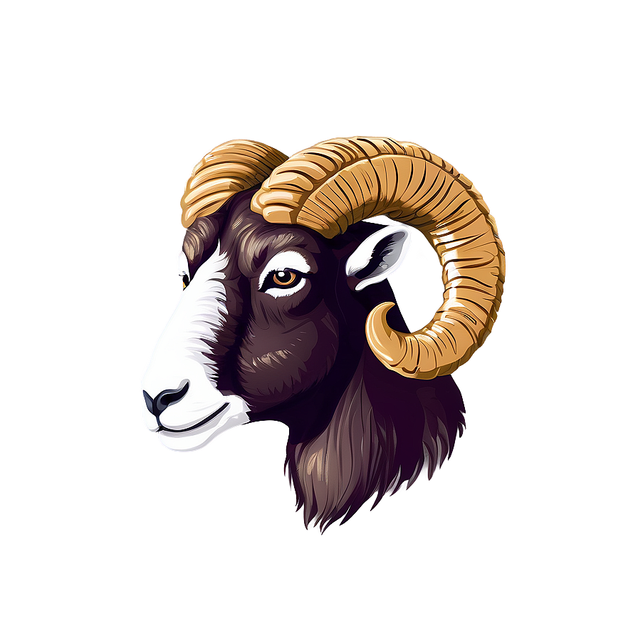 Majestic Ram Head Artwork Png 15