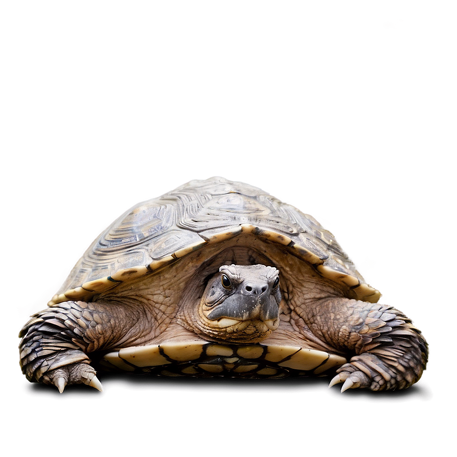 Majestic Snapping Turtle Pose Png Qxm