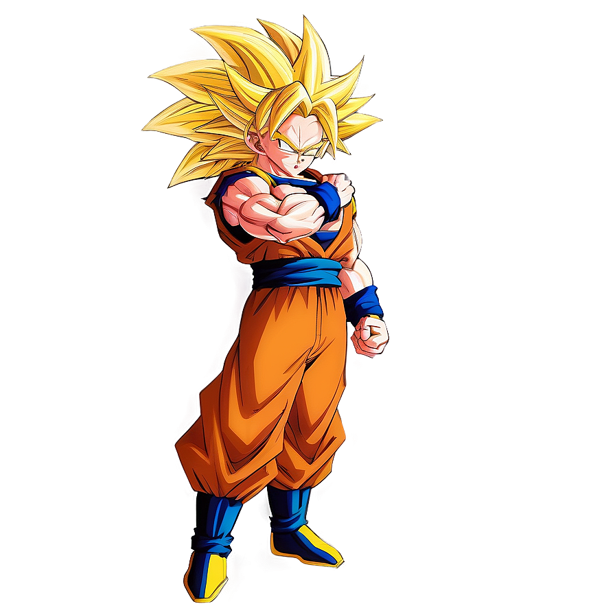 Majestic Ssj3 Goku Artwork Png Ltk