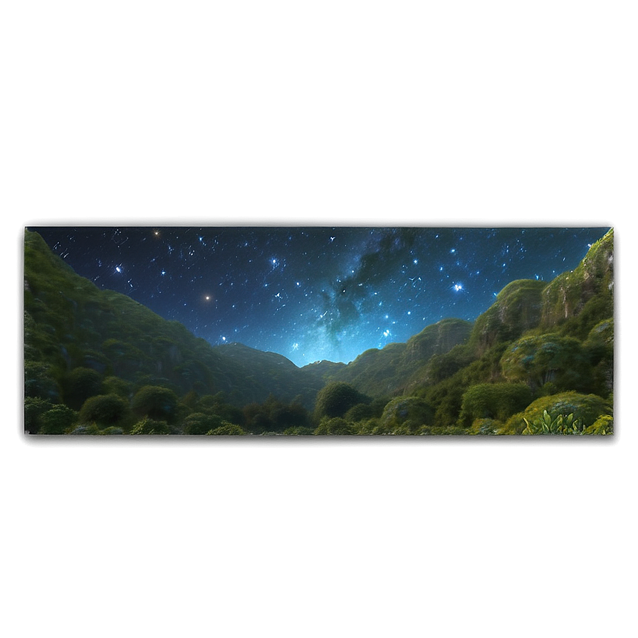 Majestic Stardust Landscape Png Gux