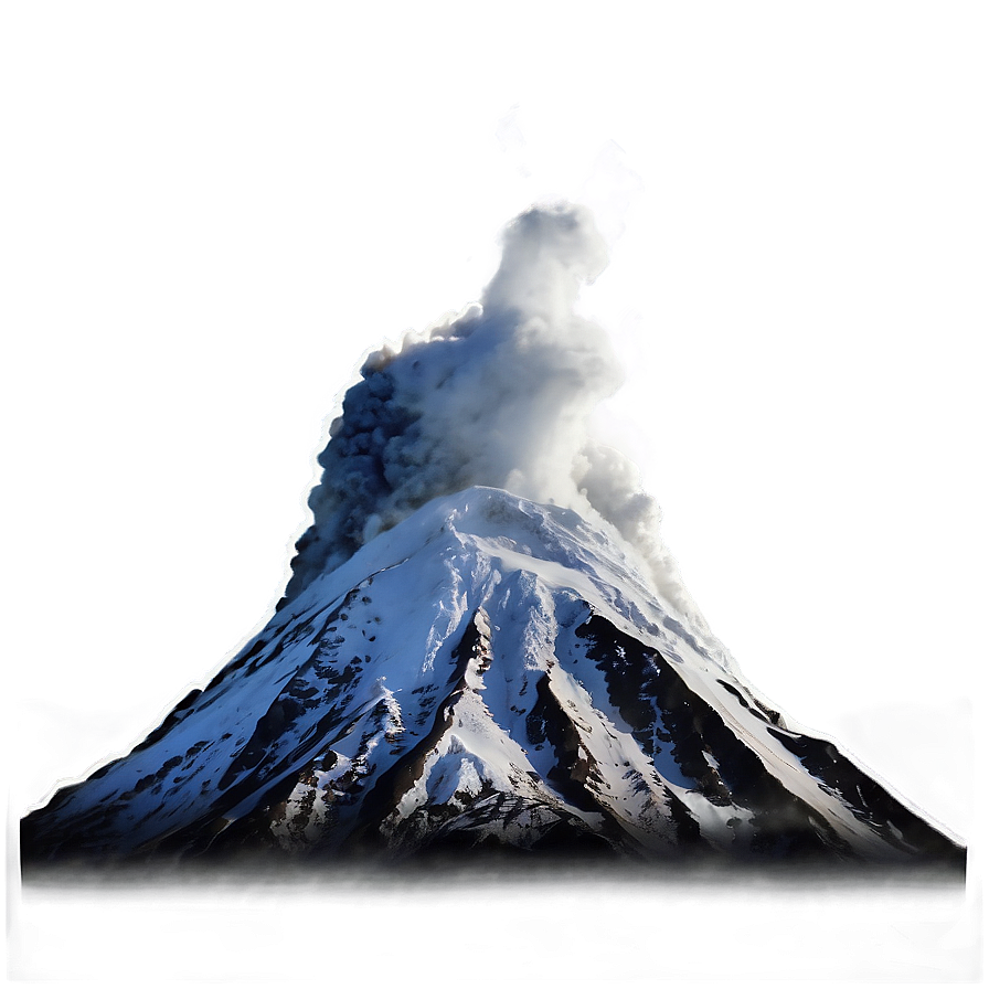 Majestic Volcano Peak Png Bdh5