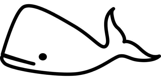 Majestic Whale Silhouetteat Dusk.jpg PNG with transparent background