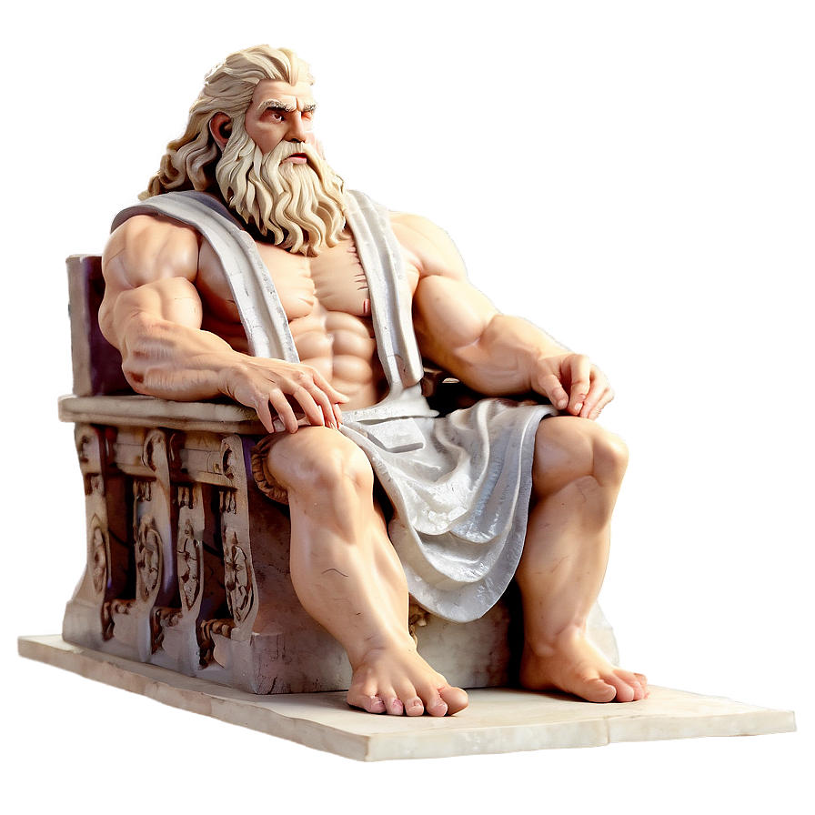 Majestic Zeus Throne Png Hkf