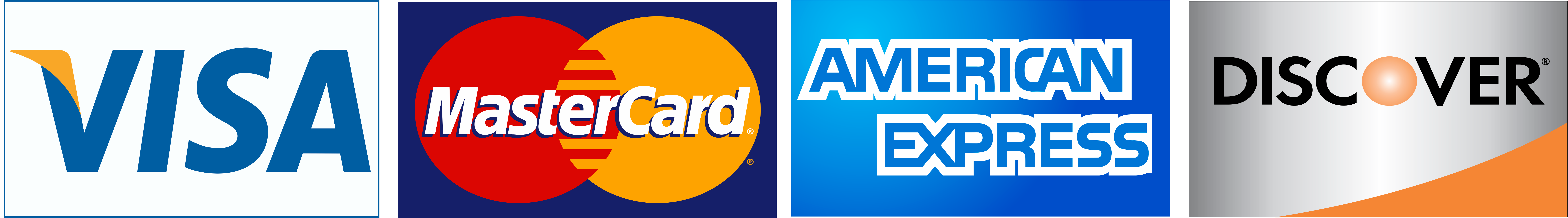 Major Credit Card Company Logos