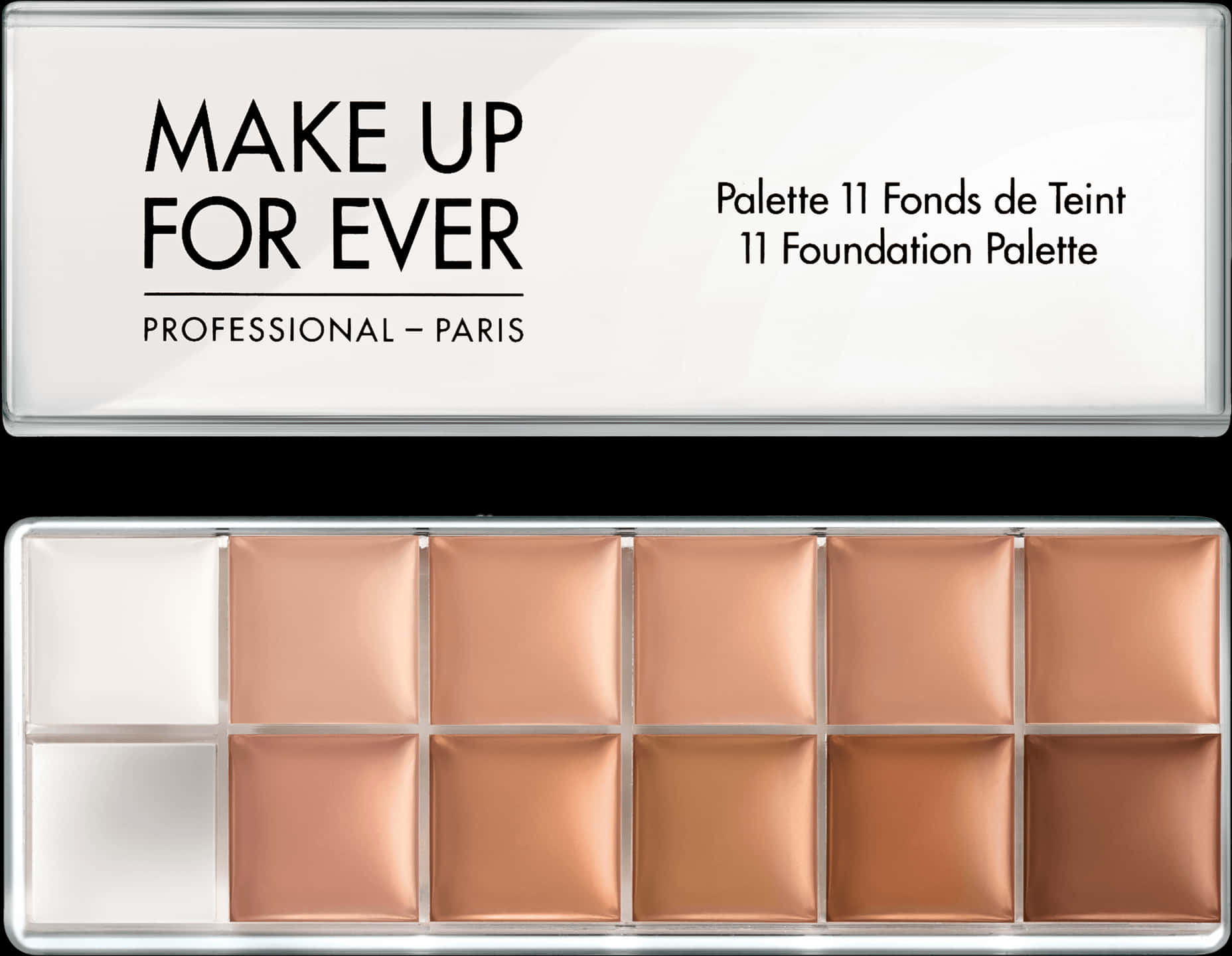 11 Foundation Palette - Cover Foundation & Contour Palette Makeup Forever, HD Png Download PNG image with a transparent background, free high-resolution download