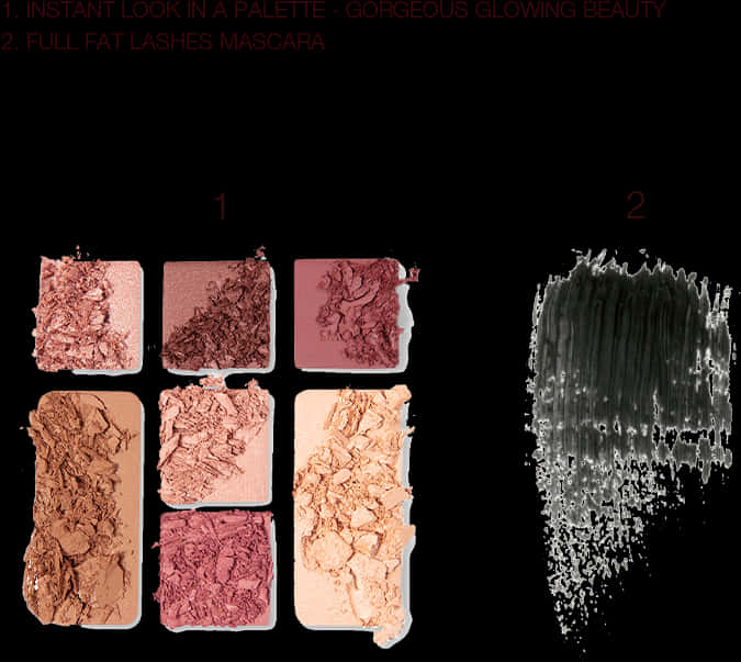 Gorgeous Glowing Makeup Kit Swatch Shot - Charlotte Tilbury Instant Look In A Palette Stoned, HD Png Download PNG image with a transparent background, free high-resolution download