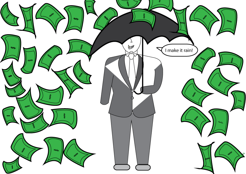 Transparent Make It Rain Png - Make It Rain Green Png, Png Download PNG with transparent background