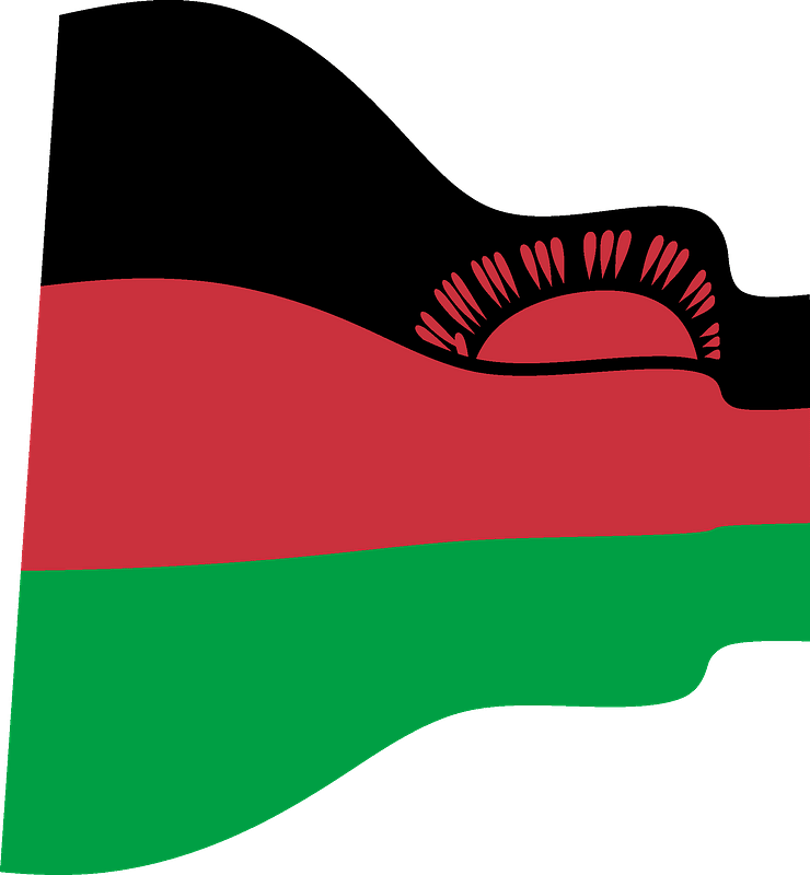 Malawi Flag Waving