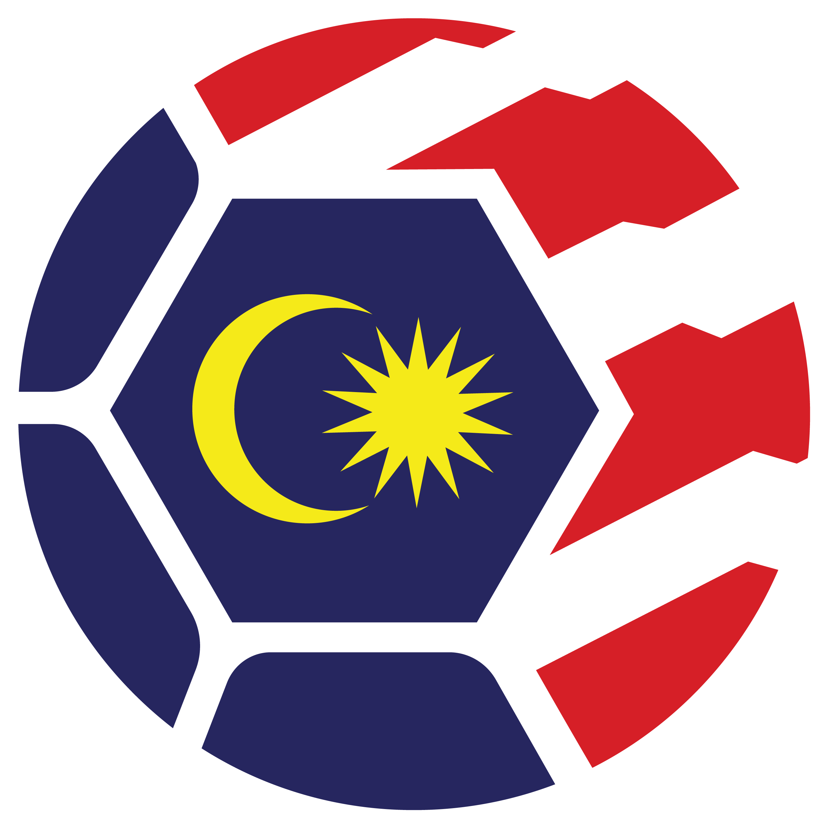 Malaysia Flag Soccer Ball Design PNG with transparent background