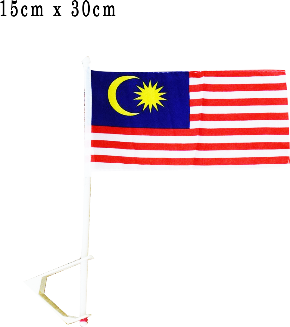 Malaysian Flagon Pole15x30cm PNG with transparent background