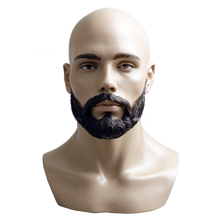 Male Mannequin Head With Beard Png 20