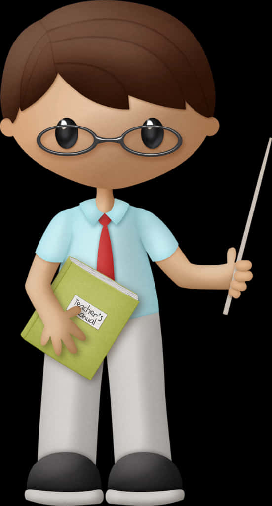 Male Teacher Cartoon Clipart