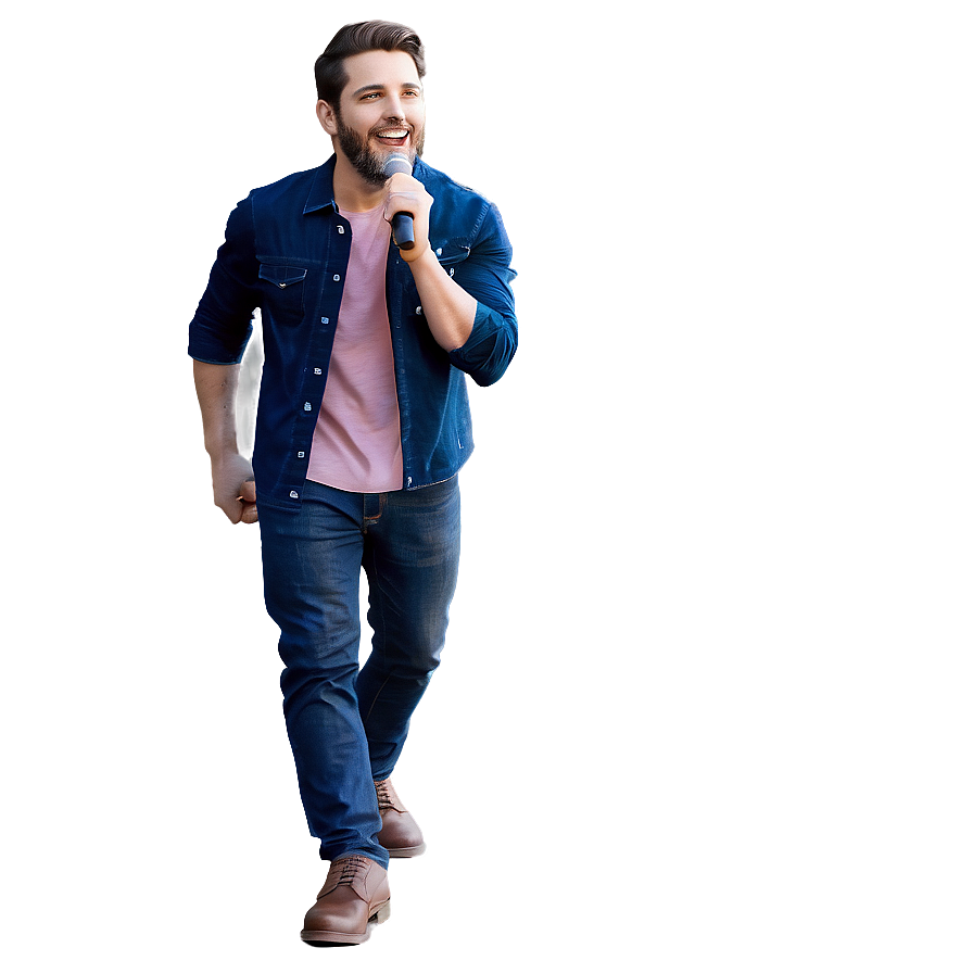 Male Vocalist PNG 06202024 PNG with transparent background